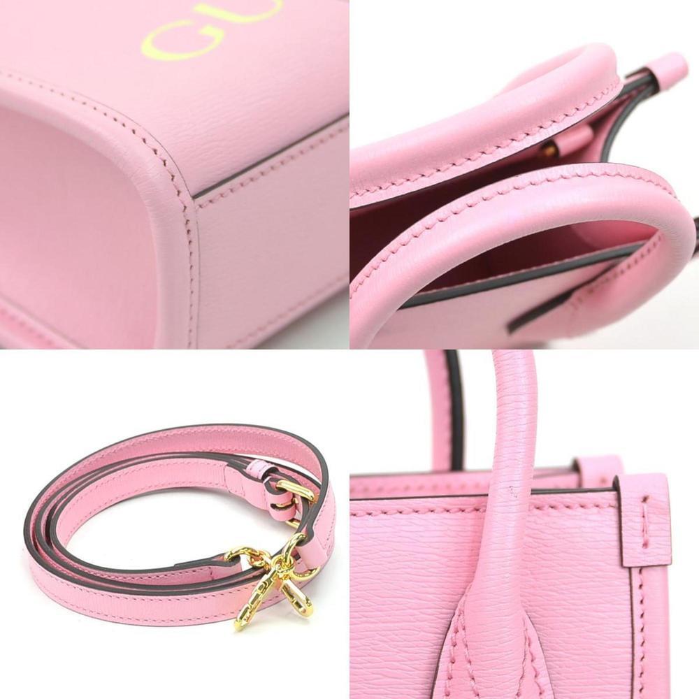GUCCI Pink Leather Shoulder Bag - Picture 4 of 5